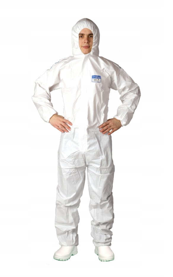 Ochranný oblek OxyLac biely 1 ks BEAUTY