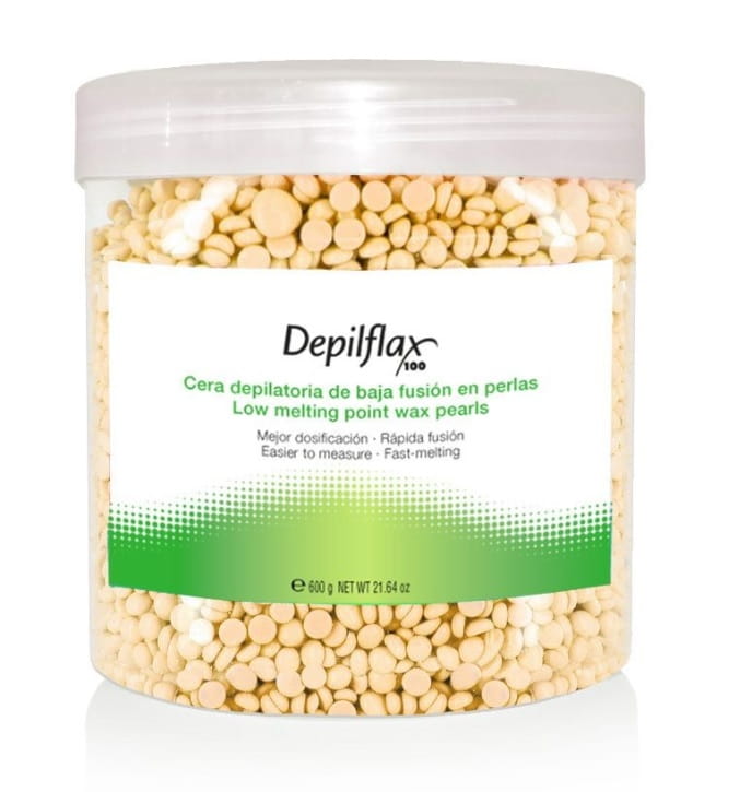 Depilačné voskové perly prírodné 600g Depilflax 100